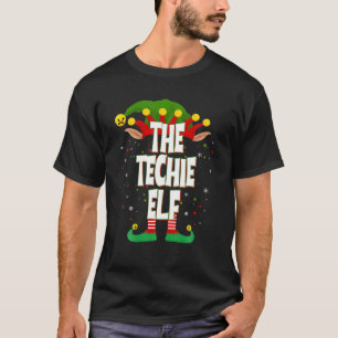 Elves Group The Techie Elf Christmas T-Shirt