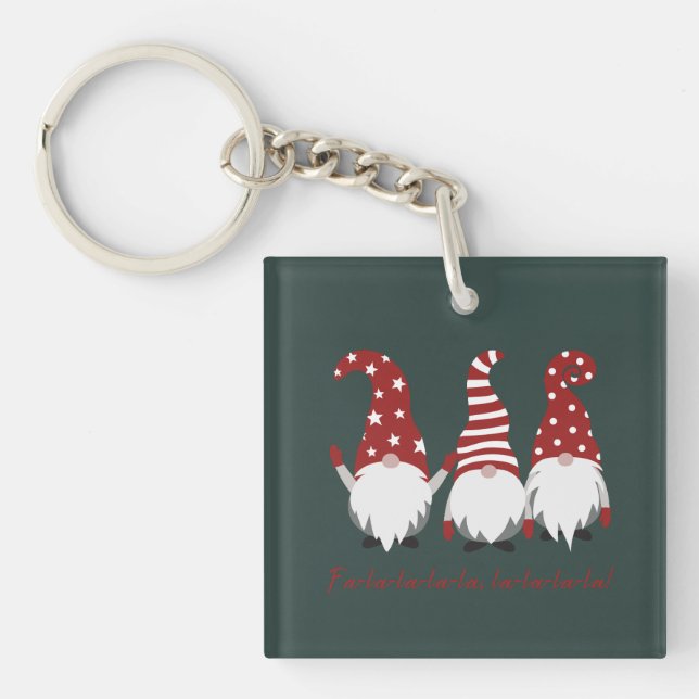 Elves with Hat Acrylic Keychain (Front)
