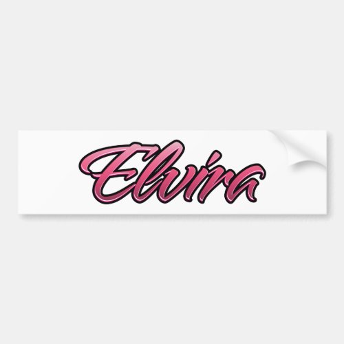 Elvira faded pink Aufkleber Sticker