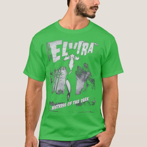 Elvira Grey Zombie T_Shirt