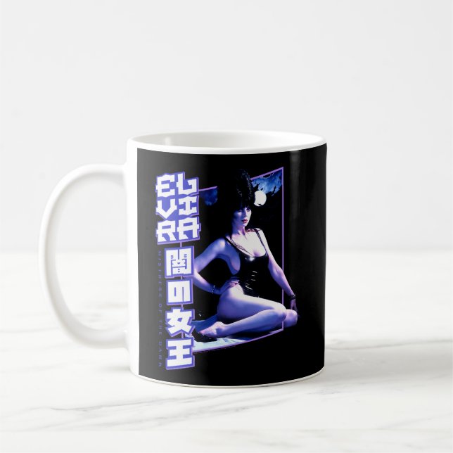 Elvira Mistress Of The Dark Lunar Bathing Coffee Mug (Left)