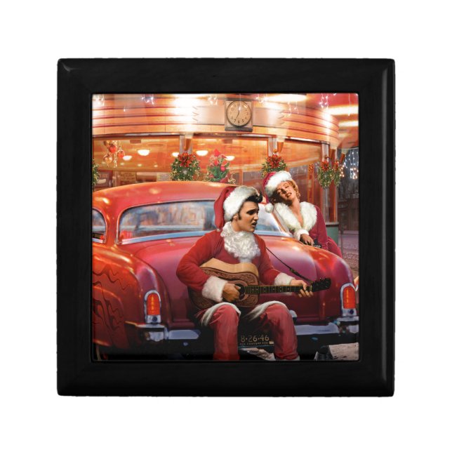 Elvis and Marilyn Christmas Gift Box (Front)