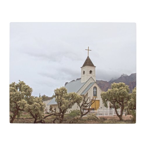 Elvis church at the Superstition mountains Metal Print