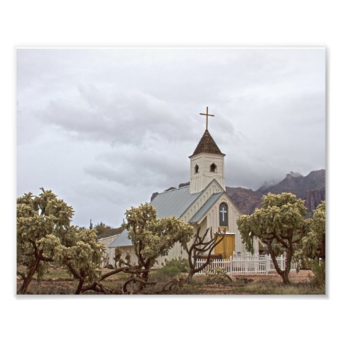 Elvis church at the Superstition mountains Photo Print