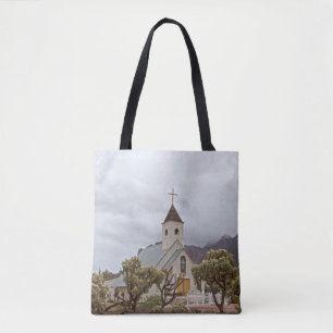 Elvis church at the Superstition mountains Tote Bag