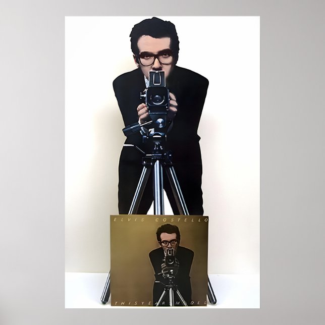 Elvis Costello 1978 This Years Model US Promo Poster (Front)