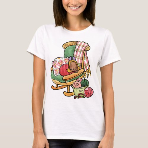 Elvis in the rocking chair T_Shirt