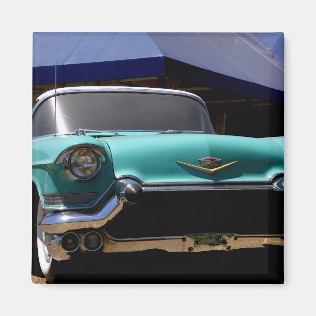 Elvis Presley's Green Cadillac Convertible in Magnet (Front)