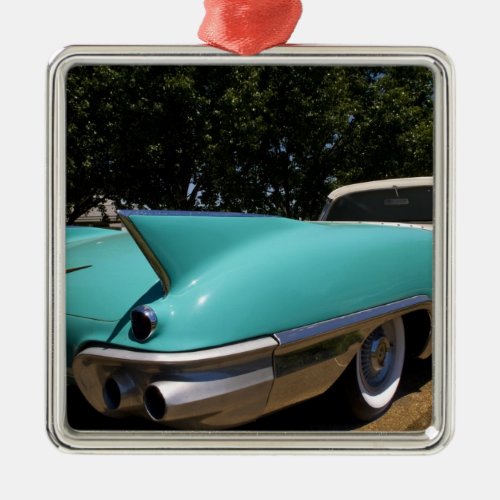 Elvis Presleys Green Cadillac Convertible in Metal Ornament