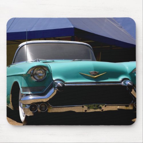 Elvis Presleys Green Cadillac Convertible in Mouse Pad