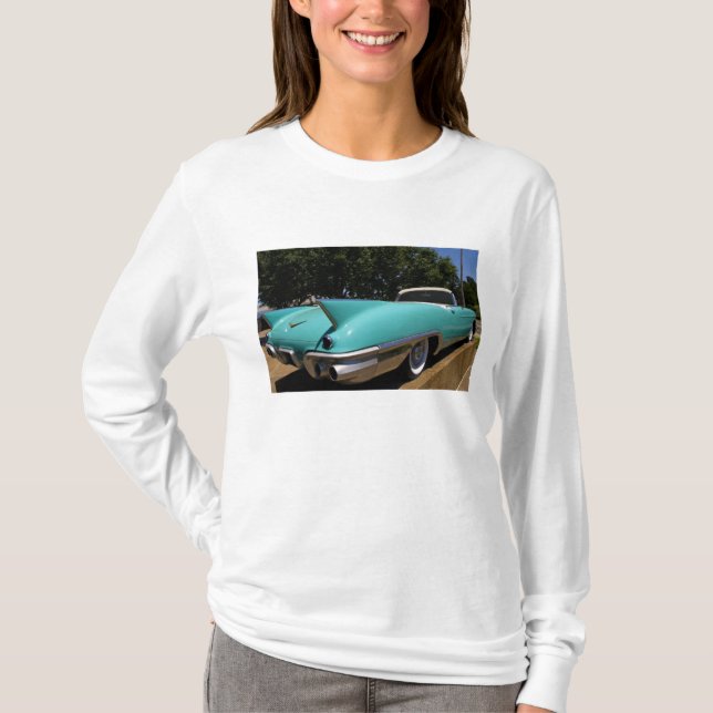 Elvis Presley's Green Cadillac Convertible in T-Shirt (Front)