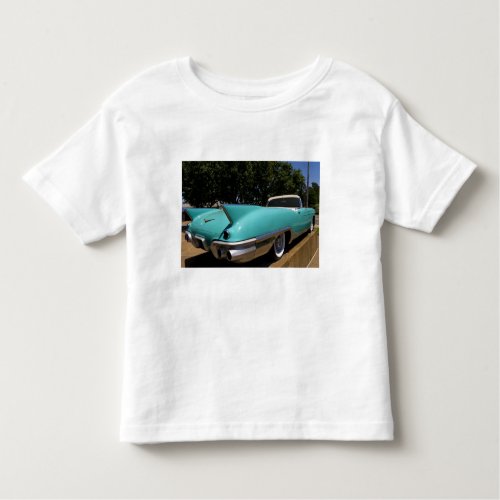 Elvis Presleys Green Cadillac Convertible in Toddler T_shirt