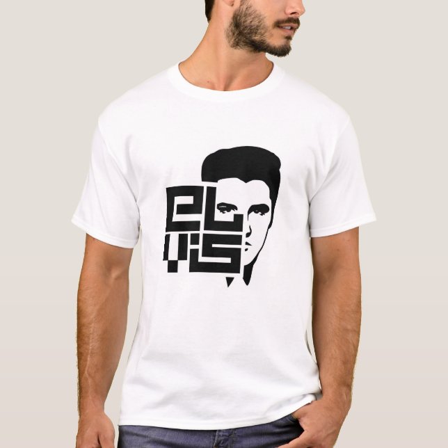 Elvis Square Logo T-Shirt (Front)