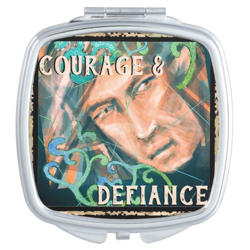Elvish Courage and Defiance Compact Mirror