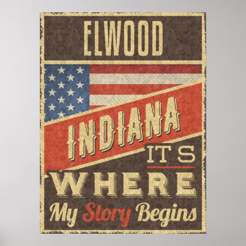 Elwood Indiana Poster
