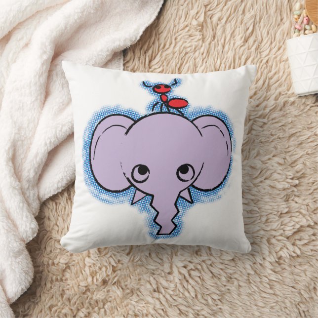 Ely F & Ant™ Throw Pillow (Blanket)