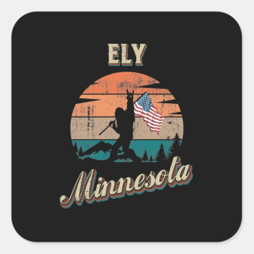 Ely Minnesota Square Sticker