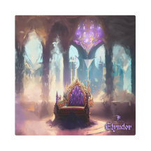 Elyndor Crystal Citadel Wall Art