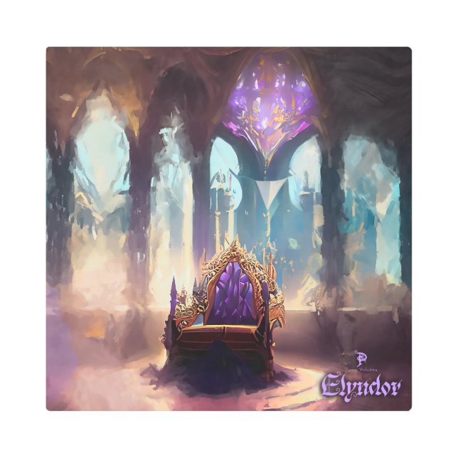 Elyndor Crystal Citadel Wall Art (Front)