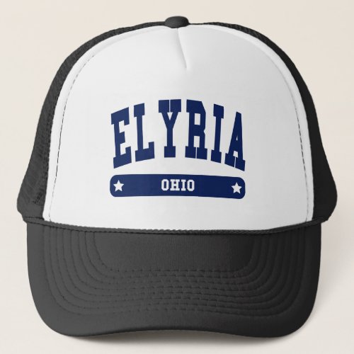 Elyria Ohio College Style tee shirts Trucker Hat