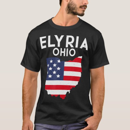 Elyria Ohio USA State America Travel Ohioan  T_Shirt