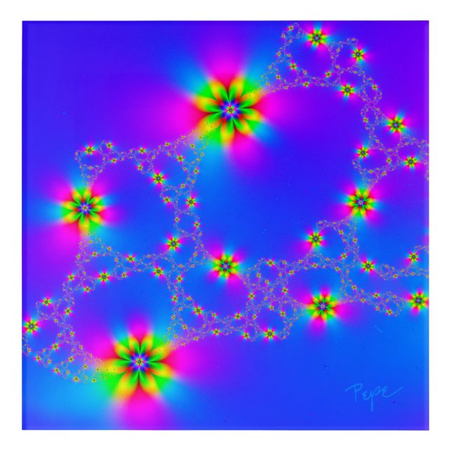 Elysian Floral Flow SemiAbstract art (Front)