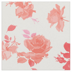 Elzbieta pink lemonade cotton fabric