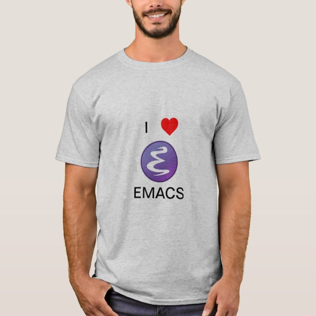 Emacs > vi T-Shirt (Front)