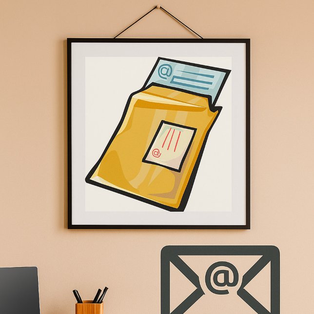 Email Envelope Digital Mail and Newsletter Poster (Creator Uploaded)