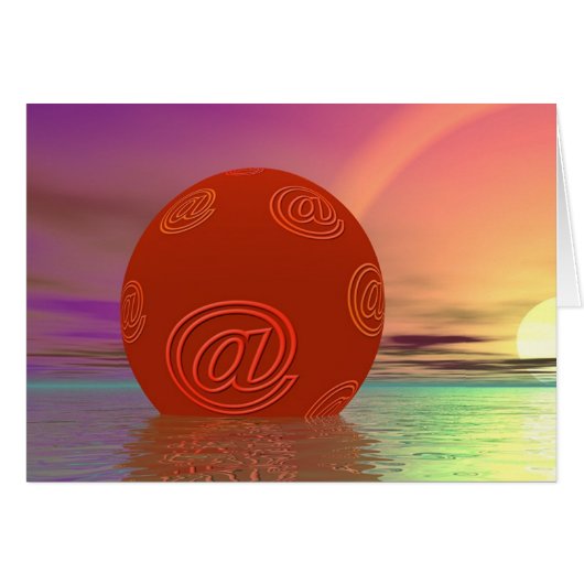 Email Globe Cards (Front Horizontal)
