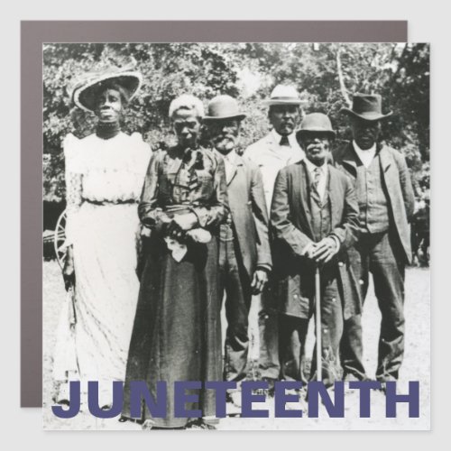 Emancipation Day African Americans Juneteenth 619 Car Magnet