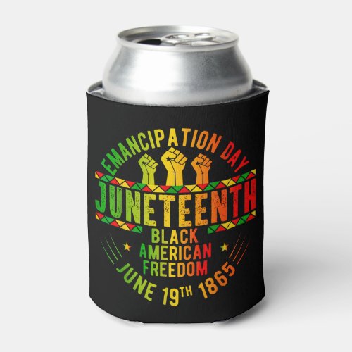 Emancipation Day Juneteenth Can Cooler