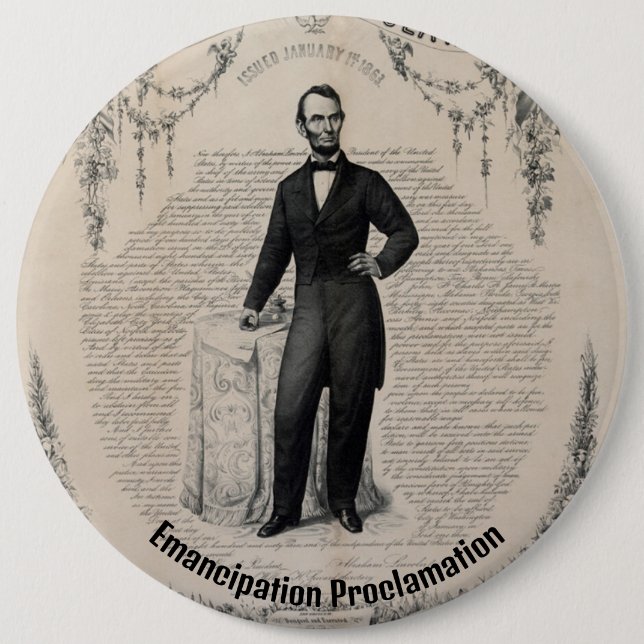 Emancipation Proclamation Button (Front)