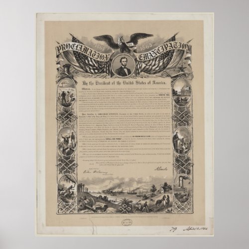 Emancipation Proclamation Poster
