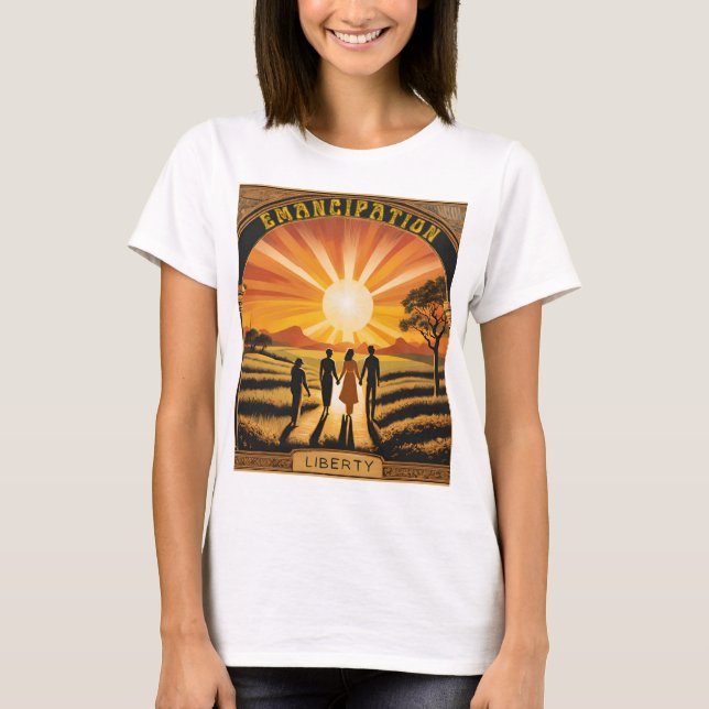 "Emancipation T-Shirt – Celebrate Freedom (Front)