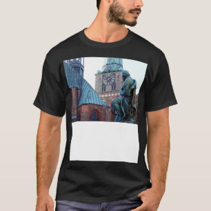 Emanuel Geibel Monument in front of Jacobi Church T-Shirt