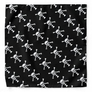 Emanuel Wynne Jolly Roger and Hourglass Bandana
