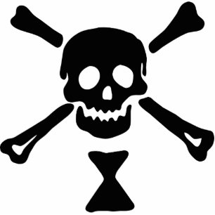 Emanuel Wynne Pirate Flag Jolly Roger Cutout