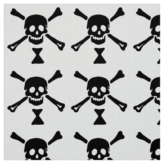 Emanuel Wynne Pirate Flag Jolly Roger Fabric (Swatch)