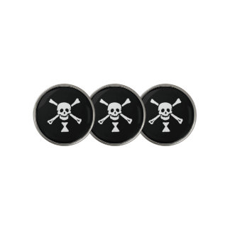 Emanuel Wynne Pirate Flag Jolly Roger Golf Ball Marker