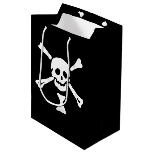 Emanuel Wynne Pirate Flag Jolly Roger Medium Gift Bag