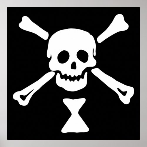 Emanuel Wynne Pirate Flag Jolly Roger Poster