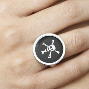 Emanuel Wynne Pirate Flag Jolly Roger Ring