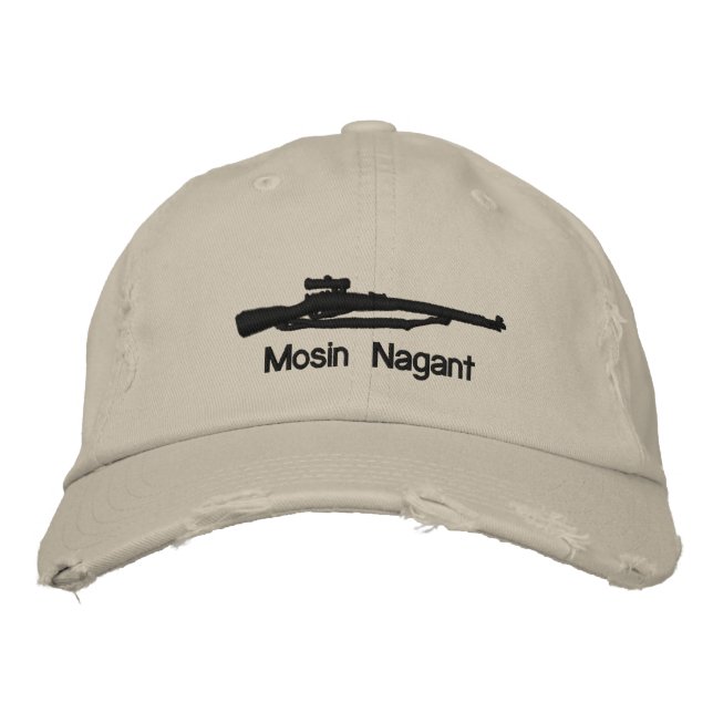 Emb. Mosin Nagant Adjustable Hat W/Soviet Star (Front)