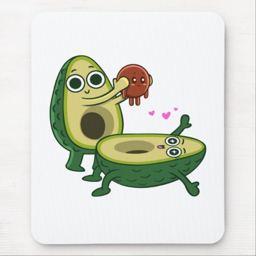 Embarazo aguacate mouse pad