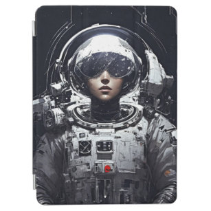 Embark on an Artistic Odyssey with Girl Astronaut  iPad Air Cover