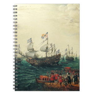 Embarkation at Margate of the Elector Palatine  Notebook