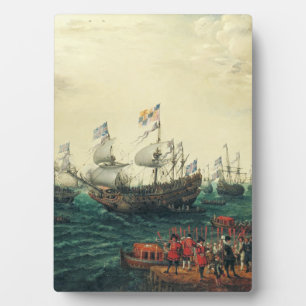 Embarkation at Margate of the Elector Palatine  Plaque