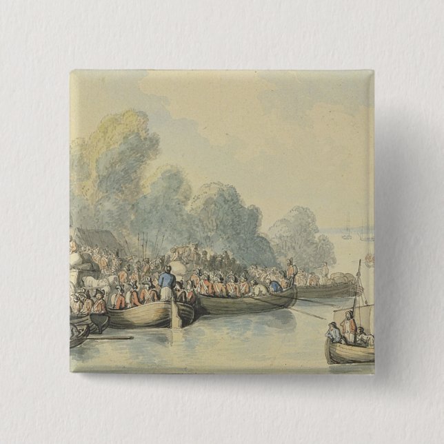 Embarkation at Southampton on 20th June after Lord Pinback Button (Front)