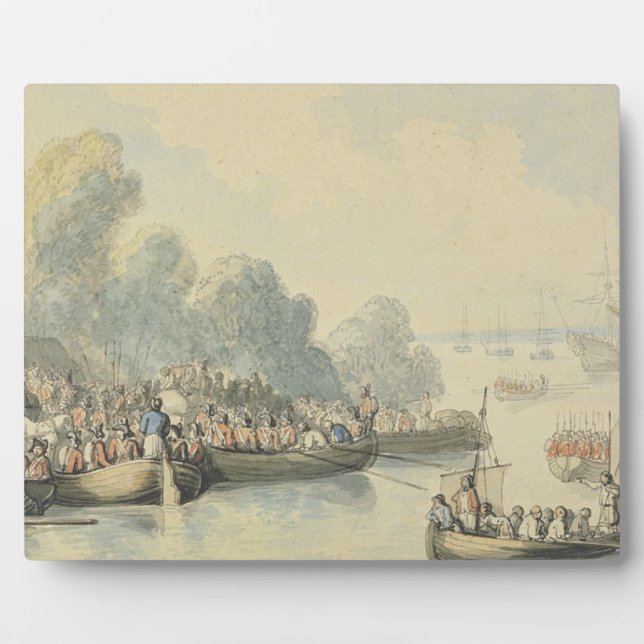 Embarkation at Southampton on 20th June after Lord Plaque (Front)